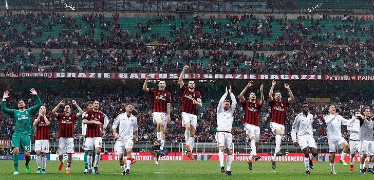 El TAS anula la sanción de la Uefa  y el AC Milan jugará la Europa League